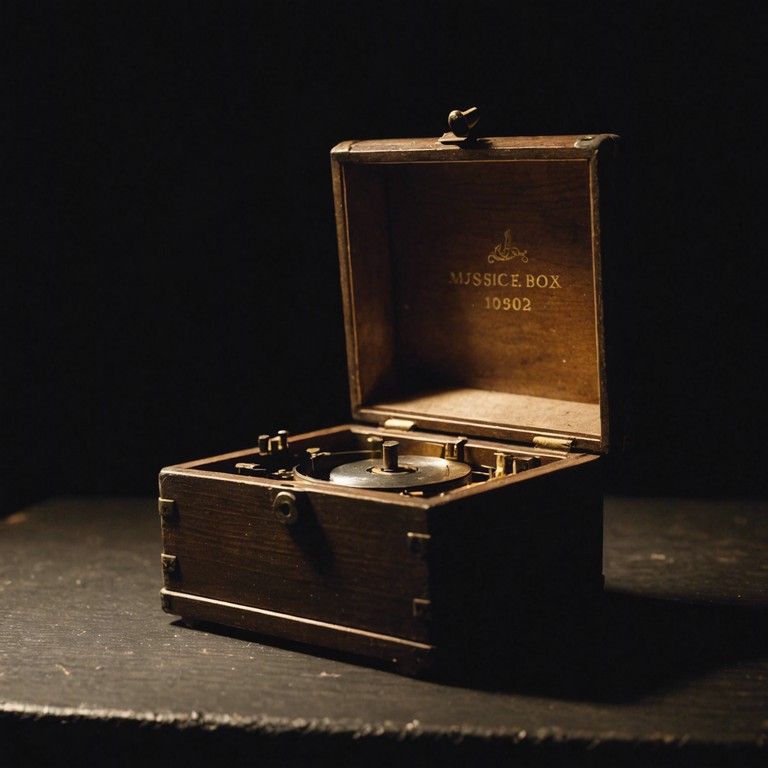 Transforming gentle lullabies into a soundscape filled with tension and unease, this piece uses the delicate sounds of a music box to evoke feelings of being watched in a once safe environment, now shadowed and unfamiliar.