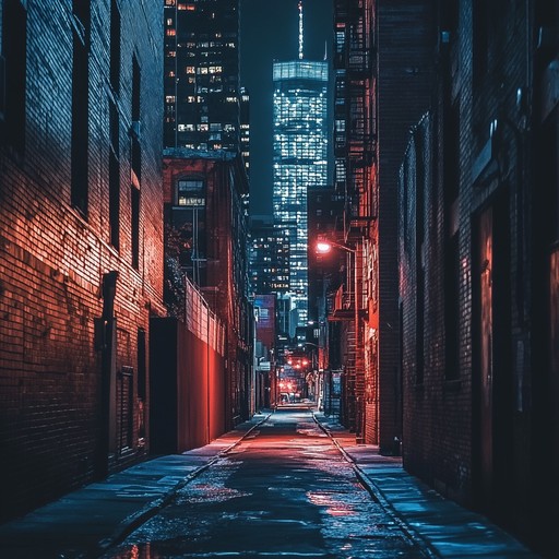 This track imagines a suspenseful night in the city using heavy bass lines and sharp rhythmic snaps to set a trap vibe, enveloped by a feeling of anticipation and understated danger. The echoing snaps guide the listener through a landscape painted with deep shadows and fleeting lights, suggesting stories hidden within every corner of the urban environment.