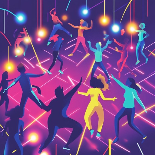 An upbeat and lively instrumental dance pop track that combines playful synth melodies with energetic beats creating a joyful and fun atmosphere perfect for parties and celebrations.