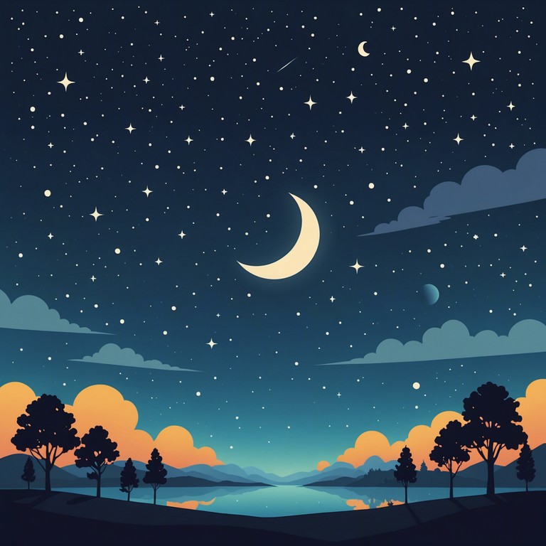 This track combines classic nursery rhymes with a fresh, innovative electronic approach, incorporating ethereal synthesizer sounds to create a soothing, sleep inducing musical experience. The song aims to calm young listeners and transport them into a realm of twinkling stars and soft clouds.