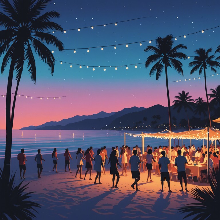 Imagine an evening where the warm breeze carries the sounds of acoustic guitar across the beach, mixing the traditional bossa nova with a twist of ecstatic, modern energy. The song is ideal for listeners looking to immerse themselves in a sound journey that combines nostalgia with a touch of contemporary joy.