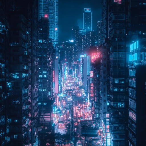 This track features a pulsating electronic beat combined with moody synths and bass lines to create a dark and edgy pop atmosphere inspired by the city night. The melody is catchy yet brooding, perfect for setting a rebellious urban mood.