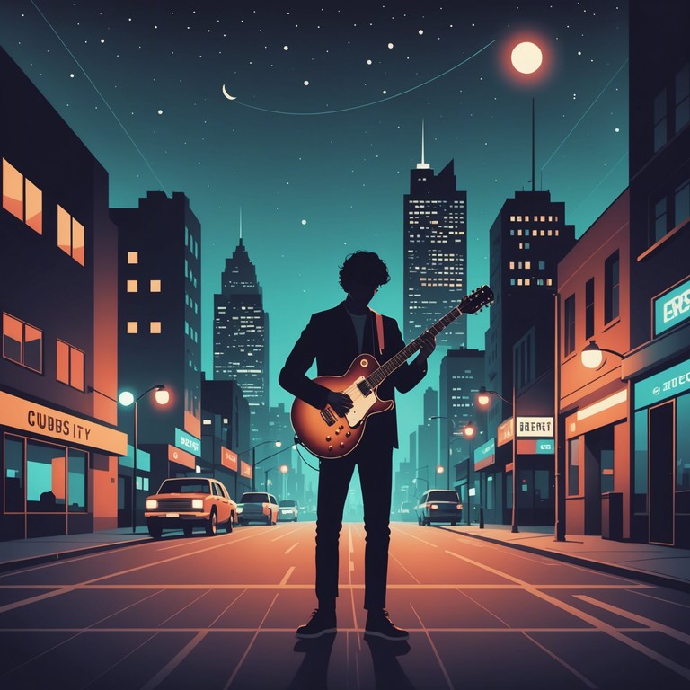 Expanding on the theme of a serene yet vivacious musical experience, 'starry night serenade' captures the essence of a magical evening where creativity flows freely. The electric guitar crafts a narrative that is both calming and invigorating, making each moment memorable.