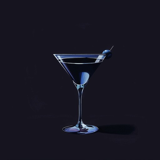 A suave and debonair instrumental jazz piece perfect for sipping martinis in a dimly lit lounge late at night. Featuring a cool walking bassline, tasty piano chords, and a muted trumpet playing a memorable melody with some impressive improvisational solos. Captures the essence of classic 1950s bebop.