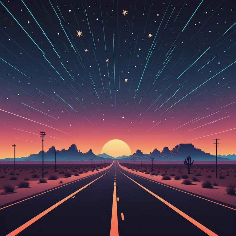 A soothing background score using rich, ambient wave sounds intermingled with the iconic punch of 80s pop, tailor made for moments of personal reflection or a peaceful evening drive down neon lit streets