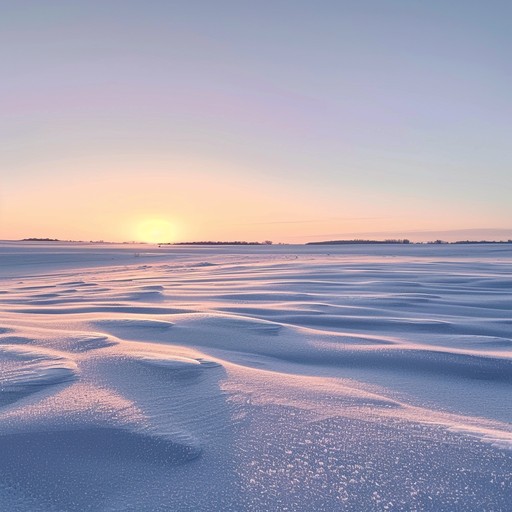 This piece captures the essence of a lonely winter evening in a desolate adjunct prairie, evoking feelings of isolation and introspection. The haunting melody played on a solitary piano is accompanied by subtle ambient background sounds, creating a sense of vast emptiness and coldness. The music slowly builds to a gentle climax before fading back into the silent night, leaving the listener with a profound sense of solitude and melancholy.