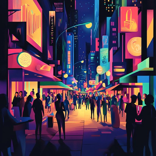 Imagine a warm summer night in the city, where the lights glisten and the vibe is electric. This track, with its funky guitar riffs and modern beats, keeps the energy high and the spirits lifted.