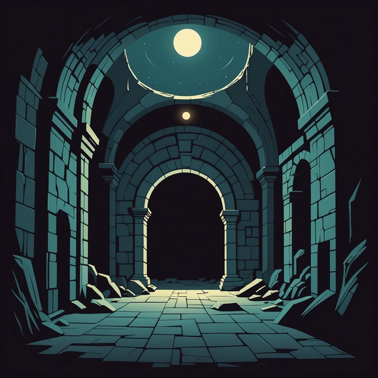 Imagine wandering through ancient catacombs where the faint, eerie melodies of a harpsichord create an atmosphere thick with tension and mystique. As you walk, the sounds seem to shift and turn within the dark confines, enveloping you in a cloak of mystery and foreboding.