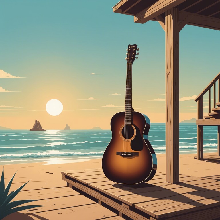 A perfect complement to any summer day's relaxation, this composition uses the melodic strums of an acoustic guitar to set a tone of contentment and tranquility, inviting listeners to unwind and soak in the warmth of the sun.