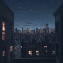 a soothing trip hop track capturing nocturnal urban tranquility