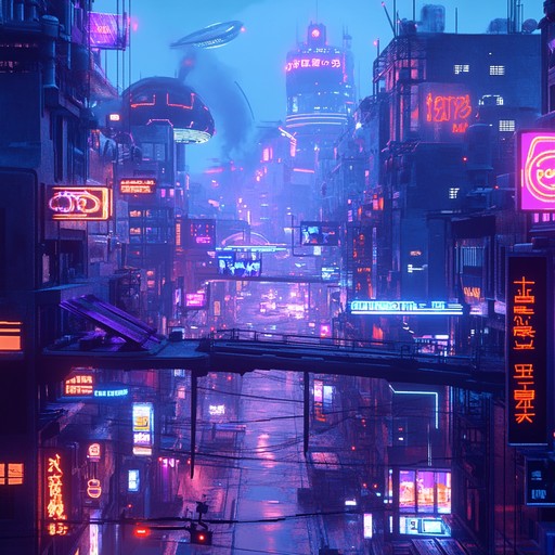 Experience an exhilarating synthwave journey through a vibrant city at night. Captivating melodies paired with dynamic beats create an exciting, neon lit soundscape that fills listeners with euphoric energy