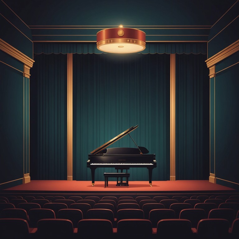 In this evocative composition, the solitary piano captures the essence of an empty broadway theater, reflecting on past performances with a mixture of nostalgia and melancholy. The piece beautifully expresses the loneliness and resonant silence that fills the air, bringing to life the haunting, yet beautiful, echoes of days gone by.