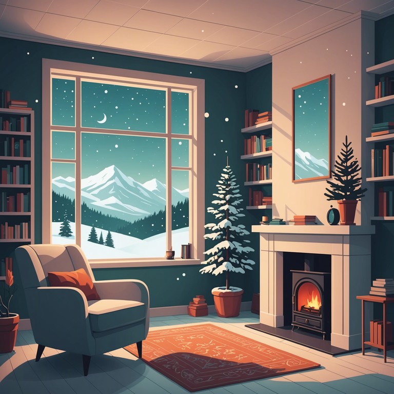 Imagine sipping warm cocoa by a fireside as soft piano tunes blend with the whispers of wind outside your frosty window, resulting in perfect tranquility.