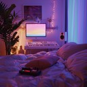 soothing synth melodies with calming bedroom ambient textures