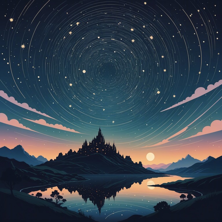 An epic musical journey that starts with a gentle orchestral whisper, evolving through layered melodic progressions into a powerful and moving symphonic piece. Drawing inspiration from mythical tales and celestial voyages, it conveys a sense of wonder and vastness, making it an ideal choice for epic storytelling and cinematic backdrops.