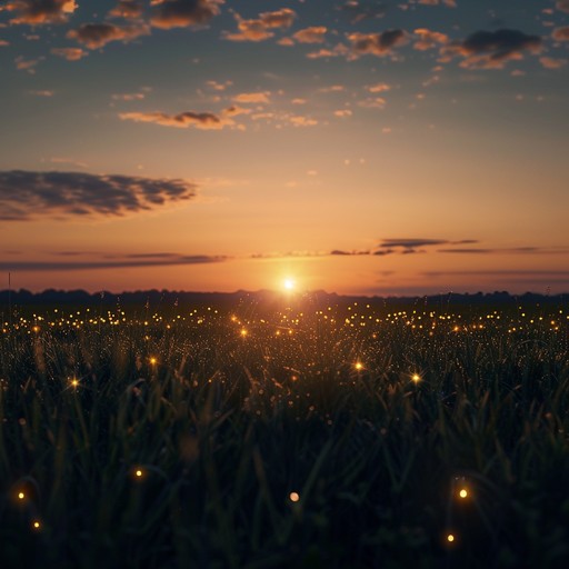 Imagine a tranquil evening in the countryside, where the sun sets behind the horizon and the fireflies start their dance. This instrumental track captures the essence of americana with clean, twangy guitar melodies, blending traditional folk with a modern touch. The gentle strumming and finger picking patterns transport you to a simpler time, where every note tells a story of nostalgia and peace