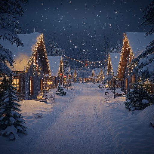 The soft and soothing guitar melody intertwines with delicate chime sounds, creating an ambient background perfect for a festive and cozy christmas morning gathering, filled with warmth and joy.