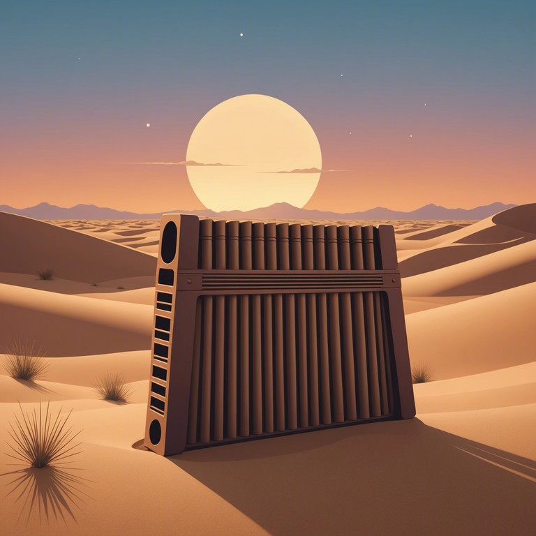 Dive deeper into the serene and mystical ambiance of a seemingly endless desert. Soft beats and minimalistic tones echo like whispers on the wind, enhancing the feeling of being lost in an expansive, dreamlike state.