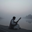 an expressive hindustani instrumental piece evoking ancient mysteries and emotions