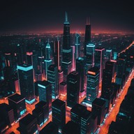 high energy track for vibrant city nightlife scenes.