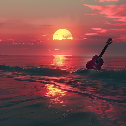 This instrumental piece features soothing salsa with gentle percussion, mellow piano, and breezy guitar melodies. Perfect for a relaxing evening by the ocean as the sun sets and the sky transforms into a vibrant palette.