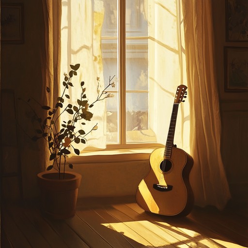A cheerful instrumental bedroom pop song that blends soft guitar riffs, mellow synths, and gentle beats to create a dreamy atmosphere. This track embodies the feeling of sunlight streaming into a cozy room, bringing warmth, happiness, and a sense of peace. Perfect for starting the day with positivity or for moments of quiet reflection filled with optimism.