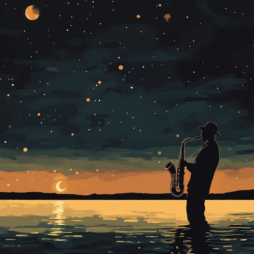 Experience a tranquil instrumental blending smooth jazz and soul, featuring soothing saxophone melodies that evoke the calm of a starlit night, inviting relaxation and introspection.