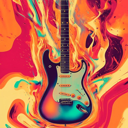 Dive into the electrifying and rebellious spirit of the 1970s with a crackling electric guitar leading the charge in this aggressive, groovy instrumental. The dynamic arrangement will fuse distorted riffs with pulsating rhythms, capturing the raw energy and fervor of the era. This track will keep listeners on edge, evoking memories of rock revolution. Perfect for setting a high octane, nostalgic atmosphere.