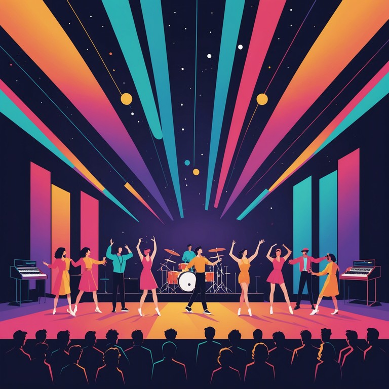 Infusing the iconic electronic sounds of the 1980s with a fresh electro swing twist, this track is designed to get listeners on their feet. Combining vintage and modern instrumentation, it creates a lively and engaging atmosphere reminiscent of neon lights and dance floors filled with energy.