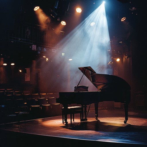 Envision a dark, sultry night where the soft, haunting tunes of a piano blend seamlessly with the distant echo of laughter and clandestine whispers. Each note, a brushstroke painting scenes of an enigmatic cabaret that thrives under the moonlit sky.