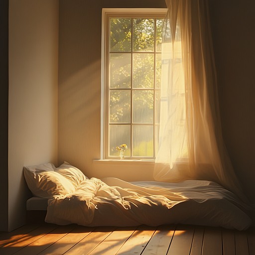 A warm and gentle tune featuring soft guitar strums and subtle percussion, evoking the feeling of waking up to a perfect summer morning. Optimistic and comforting, this piece fills the room with positive vibes.