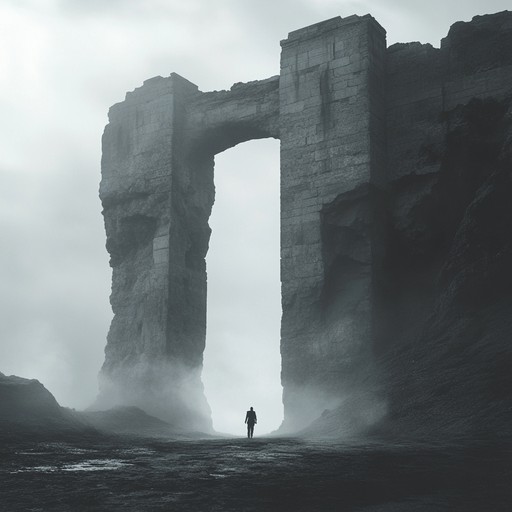 An ominous, moody instrumental track featuring ethereal layers of sound that conjure visions of forgotten civilizations and mystic prophecies. Subdued drones and echoing melodies create an immersive atmosphere, pulling listeners into a brooding, reflective state. Hints of ancient and futuristic sounds are interwoven, exploring the boundaries of time and space.