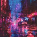 gritty energetic beats pulsing through urban nightscape.