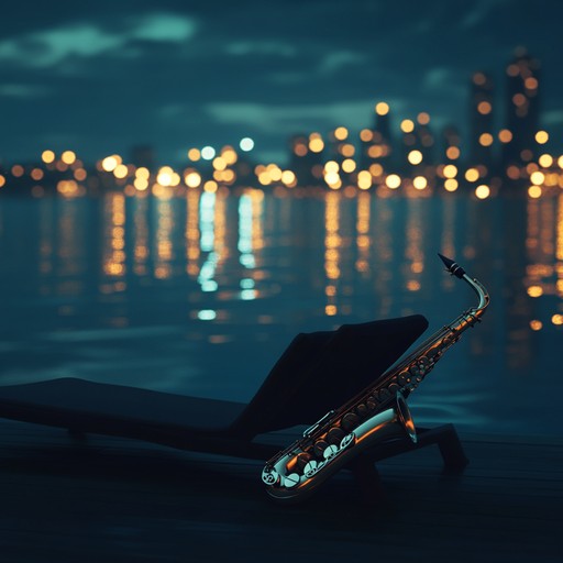 An instrumental track featuring gentle saxophone tunes that inspire calm and introspection, reminiscent of moonlit reflections on still water; its mellow tones wrap the listener in a serene and tranquil ambiance.