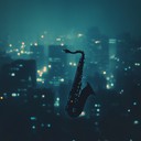 dark jazz fused with ambient sounds to evoke nocturnal mystery