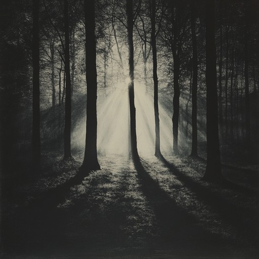 A haunting yet serene piece that captures the quietude of a shadowy forest, with gentle guitar strings weaving a tapestry of dark folk melodies over subtle ambient textures. Perfect for introspective moments.