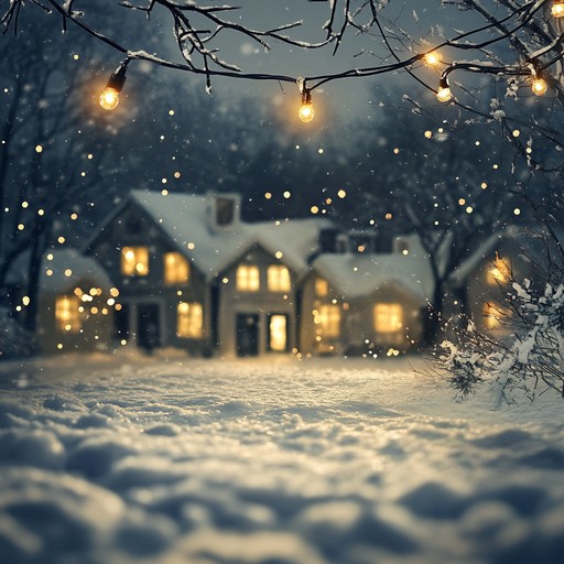 An instrumental track with smooth piano and soft rhythms that convey the cozy and joyful spirit of the festive season.