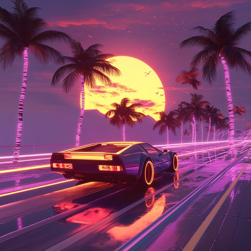 A powerful instrumental synthwave track featuring soaring synths and driving rhythms that evokes a sense of ambition and confidence amid futuristic neon landscapes.