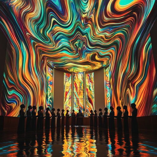 This track blends the soulful harmonies of gospel with the trippy and colorful soundscapes of psychedelic music. Imagine a choir singing with a background of swirling, shimmering instrumentals, creating an uplifting and ecstatic atmosphere suitable for any festive occasion.