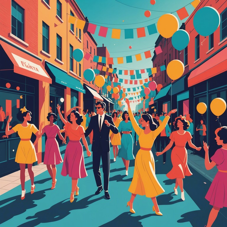 This track captures the essence of a vibrant summer festival with lively salsa rhythms, perfectly crafted to uplift and energize listeners through its infectious beats and sunny melodies. The music pulses with optimism, encapsulating the warmth and joy of sunlit days and festive gatherings. It invites everyone to dance away their worries and celebrate life's positive moments