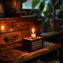 eerie lullaby with haunting melodic whispers throughout