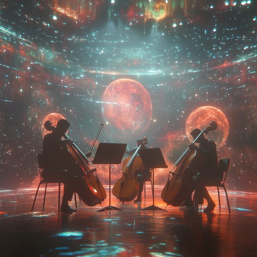 This instrumental track merges the timeless beauty of orchestral music with cutting edge electronic elements, crafting an immersive experience that envisions the future through the lens of symphonic tradition. The composition weaves together lush strings, powerful brass, and futuristic synths to create a rich tapestry of sound that inspires awe and wonder.