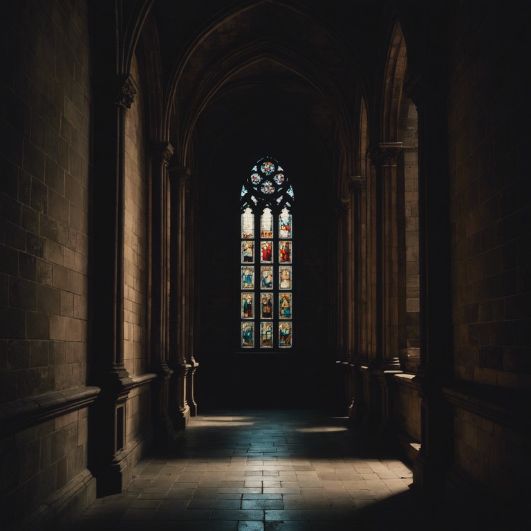 As one delves deeper into the shadowy cathedral, the lone vibraphone delves into a more profound part of the soul, exploring the echoes of ancient whispers and the weight of solitude. Every note is a step deeper into the musty corridors of history, where each echo builds upon the last, crafting a narrative of eerie beauty and profound introspection.