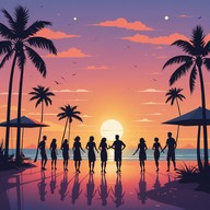 upbeat dancepop for beach parties