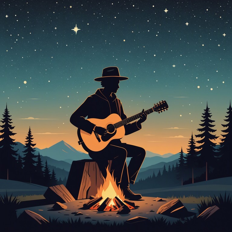 Capturing an essence of mystery intertwined with high energy folk elements, this music piece uses the acoustic charm of a guitar to elevate the traditional into something markedly edgy and lively.