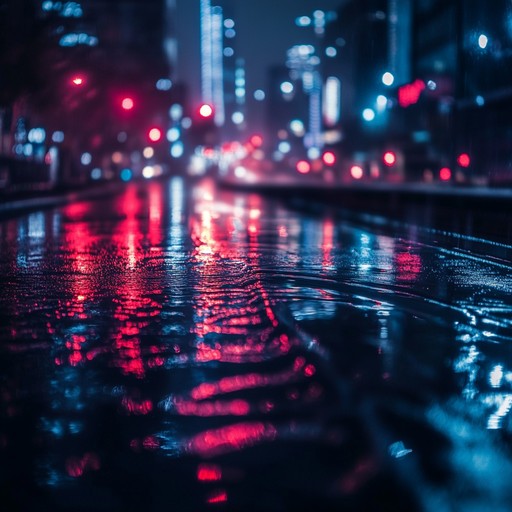 A dark instrumental piece featuring hypnotic rhythms and eerie synthesizers, painting a sonic picture of a city shrouded in night where mysterious energies pulsate through shadowed streets.