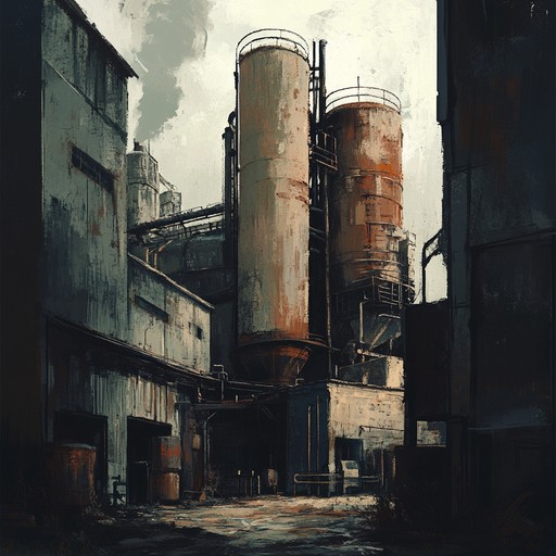 Experience the haunting resonance of industrial ambiances interwoven with contemplative rock, capturing the essence of inner reflection amidst urban decay.