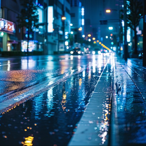 A soothing journey through tokyo's rainy streets, where introspective thoughts and gentle raindrops create a reflective and peaceful ambiance. The music captures the city's serene side with dreamy synths and soft beats, painting a picture of quiet moments amidst urban hustle.