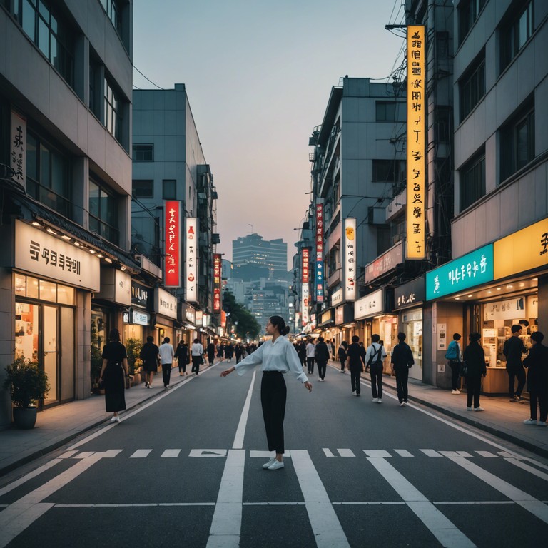 Reflecting the exuberance of seoul's vibrant street festivals, this track mixes the pulsating energy of pop with the melodic twang of the gayageum, creating a backdrop for both dance and reflection amid seoul's illuminated cityscape