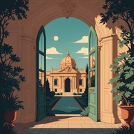 transport to a serene baroque environment